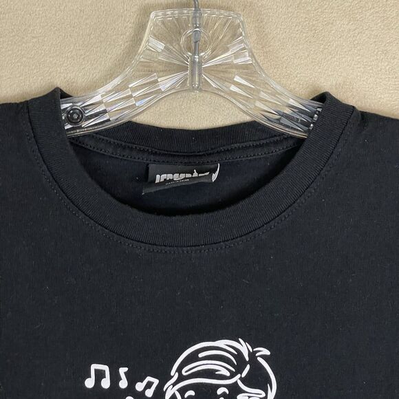 Icecream T Shirt Mens M Black Whistle Graphic Short Sleeve Crew‎ Neck Tee - Picture 6 of 11